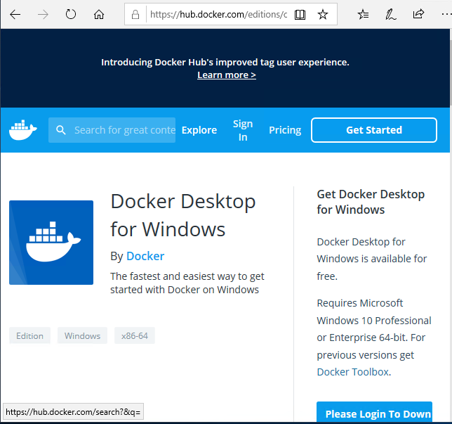 docker website monitor